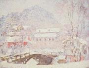 Claude Monet Sandvicken Village in the Snow china oil painting artist
